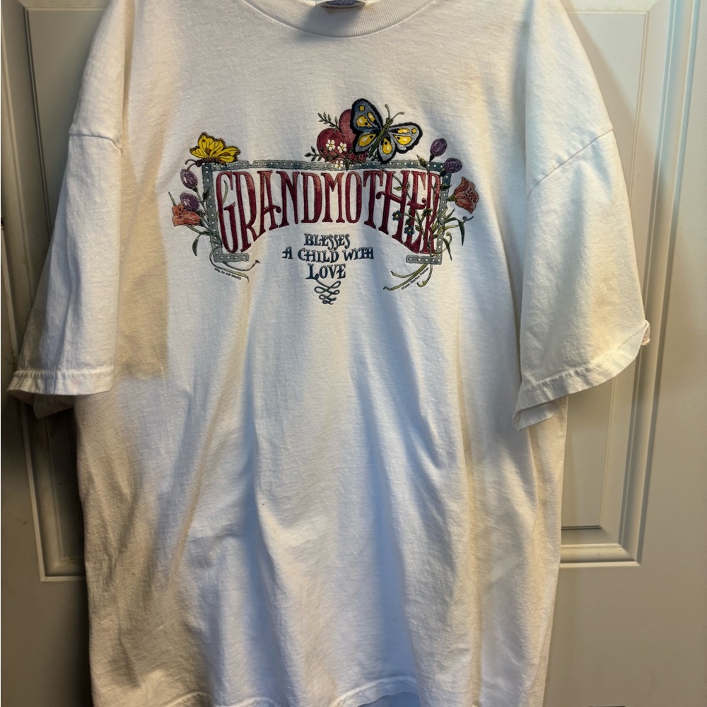 Grandmother White Short-Sleeve Graphic Tee